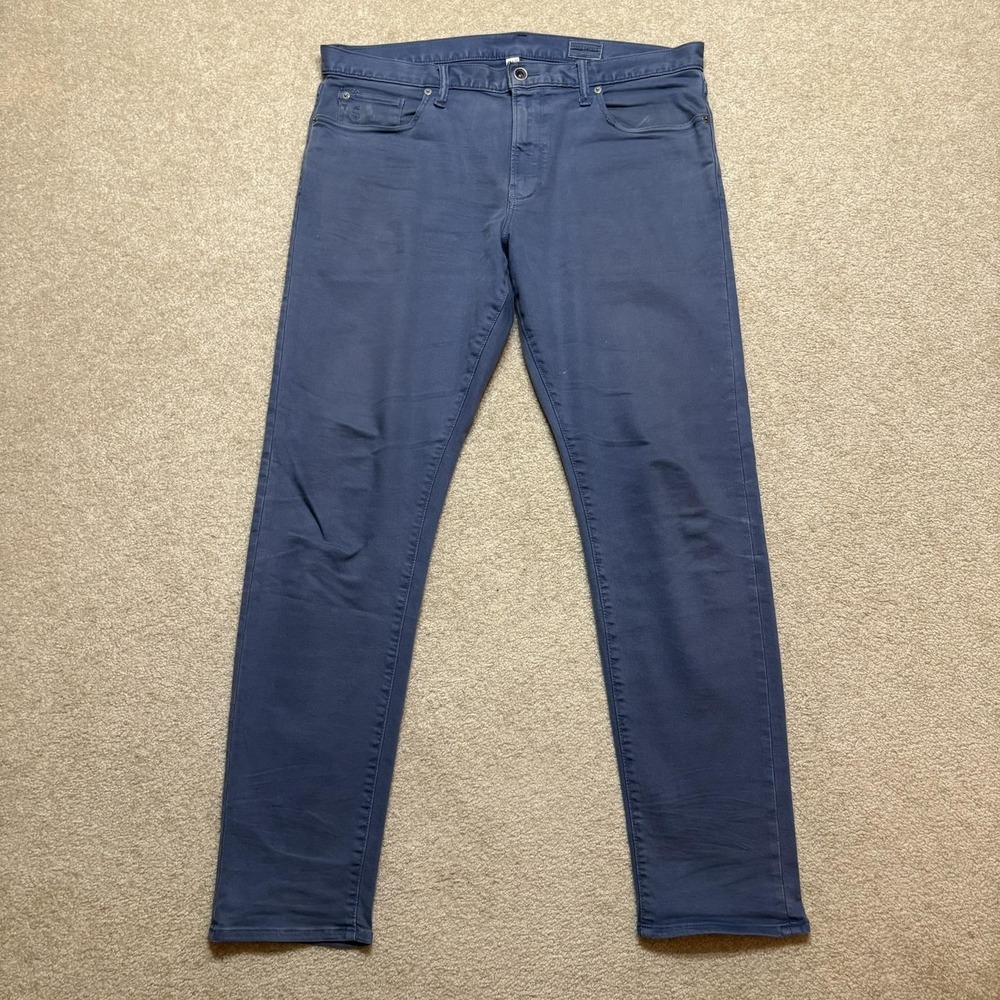 Todd Snyder Pants Mens 36x32 Blue Stretch Slim Straight 5 Pocket Chino Casual